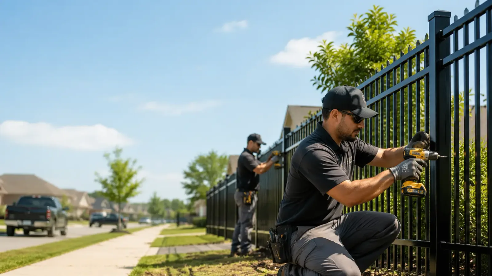 Metal Fence Installation in Decker, IN